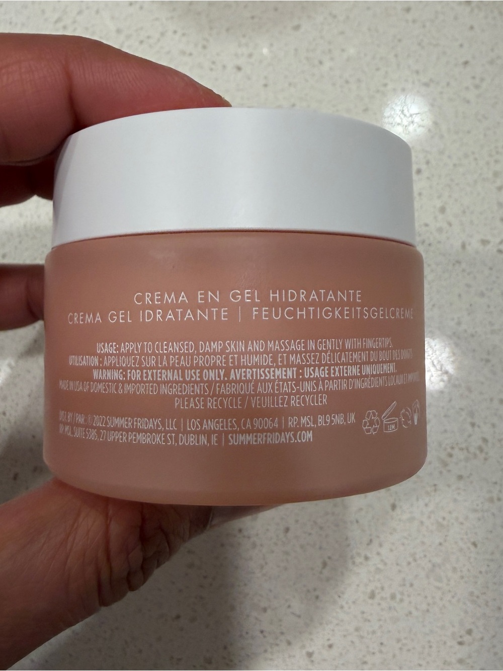 Like New Summer Fridays Cloud Dew Hydrating Gel Cream size 50 mL/1.7 fl oz - Picture 3 of 7